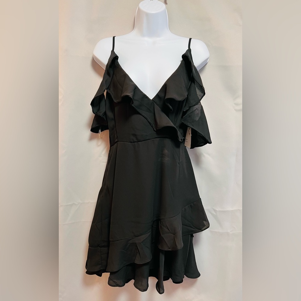 Blashe Women’s Mini black Dress Size Large New‎